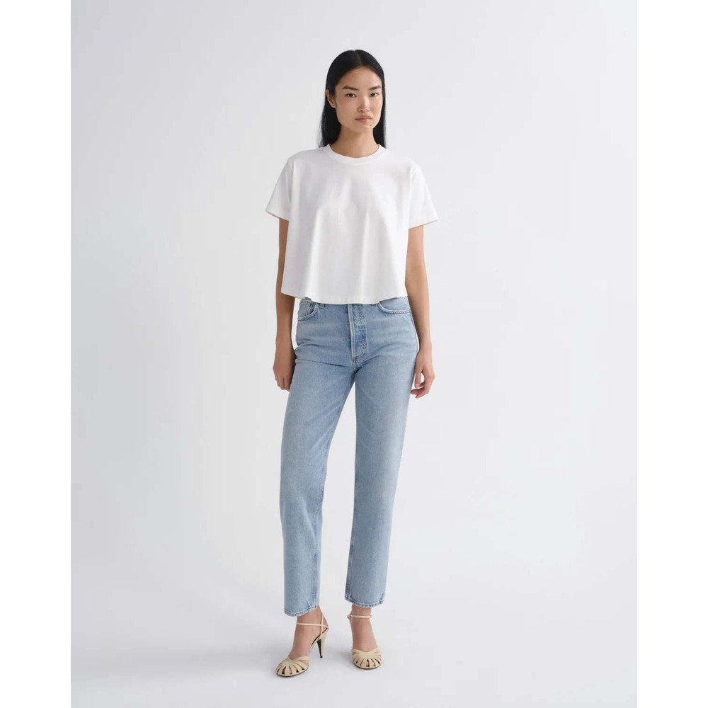 AGOLDE 90s Pinch Waist High Rise Straight Leg Jeans Addition Light Wash Size 24